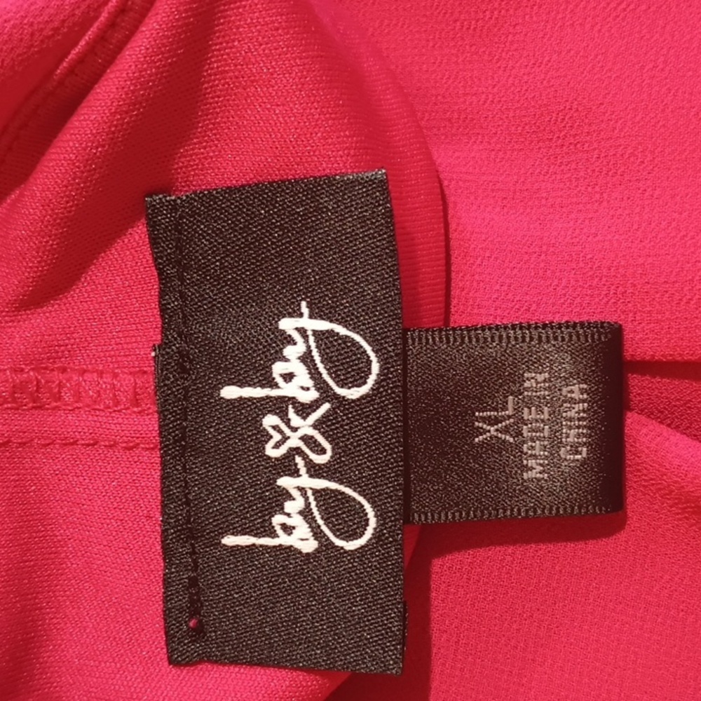 By and By Raspberry Sleeveless Dress Size XL NWT - Picture 8 of 8